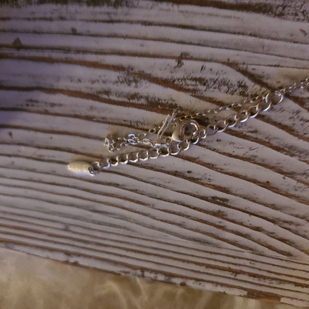 LBVYR Fashion Jewelry Faux Blue Stone Faux 💙 Faux silver Chain - Picture 3 of 7